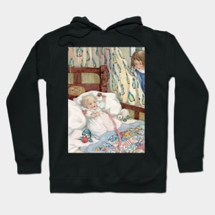 Baby's Playmate by Anne Anderson Hoodie